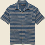 Jasper Camp Shirt - Indigo - RRL - STAG Provisions - Tops - S/S Woven - Stripe