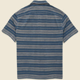 Jasper Camp Shirt - Indigo - RRL - STAG Provisions - Tops - S/S Woven - Stripe