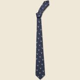 Steer Head Skull Tie - Navy - RRL - STAG Provisions - Accessories - Ties