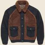 Goodnight Grizzly Moto Jacket - Black - RRL - STAG Provisions - Outerwear - Coat / Jacket