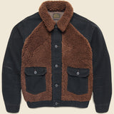Goodnight Grizzly Moto Jacket - Black - RRL - STAG Provisions - Outerwear - Coat / Jacket