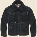 Cody Roughout Suede Jacket - Black - RRL - STAG Provisions - Outerwear - Coat / Jacket