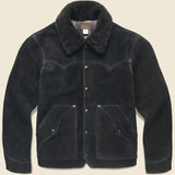 Cody Roughout Suede Jacket - Black - RRL - STAG Provisions - Outerwear - Coat / Jacket