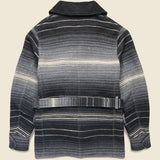 Virgil Jacquard Coat - Black Stripe - RRL - STAG Provisions - Outerwear - Coat / Jacket