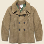 Leahy Junglecloth Peacoat - Olive - RRL - STAG Provisions - Outerwear - Coat / Jacket