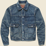 Type 2 Denim Trucker Jacket - Westview Wash - RRL - STAG Provisions - Outerwear - Coat / Jacket