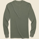 Waffle Knit Henley - Tree Green - RRL - STAG Provisions - Tops - L/S Knit