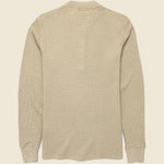 Waffle Knit Henley - Spring Beige - RRL - STAG Provisions - Tops - L/S Knit