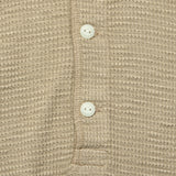 Waffle Knit Henley - Spring Beige - RRL - STAG Provisions - Tops - L/S Knit