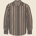 Slim Fit Jacquard Western Shirt - Brown - RRL - STAG Provisions - Tops - L/S Woven - Other Pattern