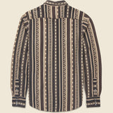 Slim Fit Jacquard Western Shirt - Brown - RRL - STAG Provisions - Tops - L/S Woven - Other Pattern