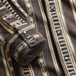 Slim Fit Jacquard Western Shirt - Brown - RRL - STAG Provisions - Tops - L/S Woven - Other Pattern