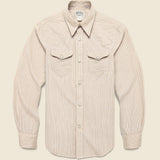 Slim Fit Phoenix Western Shirt - Brown - RRL - STAG Provisions - Tops - L/S Woven - Other Pattern
