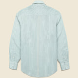 Slim Fit Cowpoke Western Shirt - Blue - RRL - STAG Provisions - Tops - L/S Woven - Other Pattern
