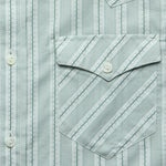 Slim Fit Cowpoke Western Shirt - Blue - RRL - STAG Provisions - Tops - L/S Woven - Other Pattern