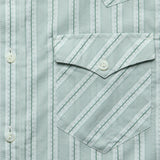 Slim Fit Cowpoke Western Shirt - Blue - RRL - STAG Provisions - Tops - L/S Woven - Other Pattern
