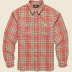 Farrell Workshirt - Red - RRL - STAG Provisions - Tops - L/S Woven - Plaid