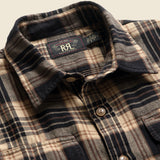 Greyson Workshirt - Black - RRL - STAG Provisions - Tops - L/S Woven - Plaid