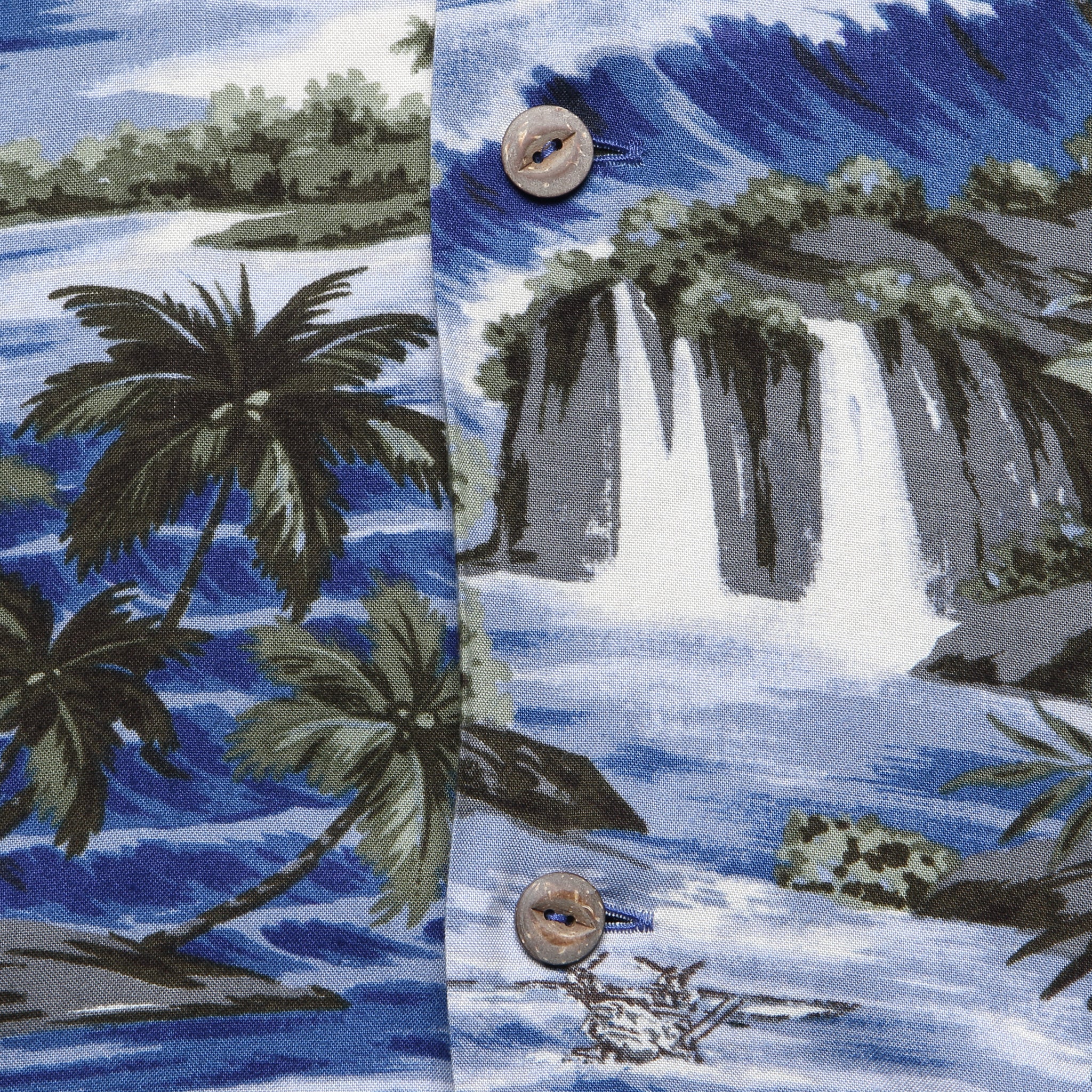 
                          Aloha Camp Shirt - Blue - RRL - STAG Provisions - Tops - S/S Woven - Other Pattern
                        