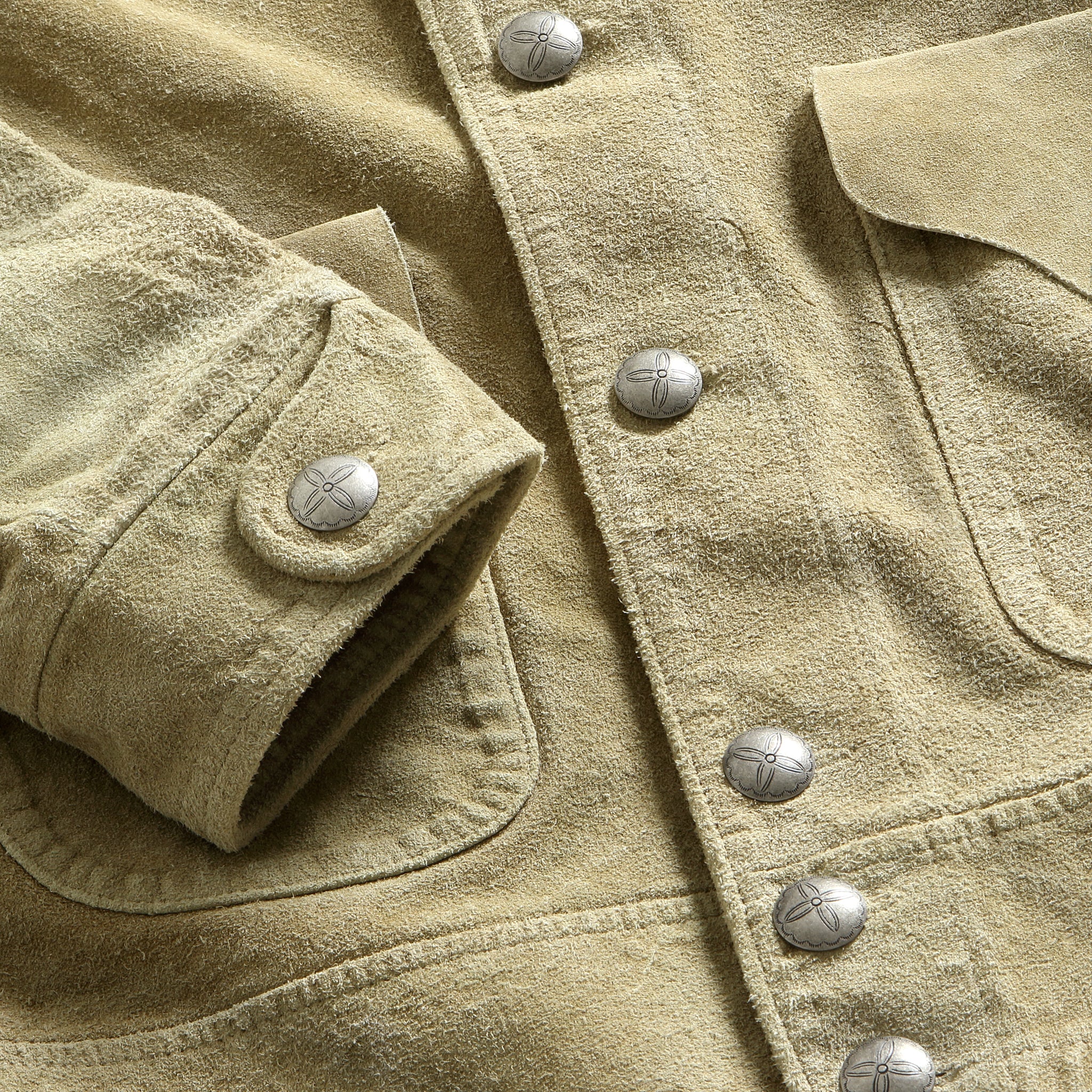 
                          Schwab Suede Jacket - Ivory - RRL - STAG Provisions - Outerwear - Coat / Jacket
                        