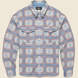 Horace Workshirt - White - RRL - STAG Provisions - Tops - L/S Woven - Other Pattern