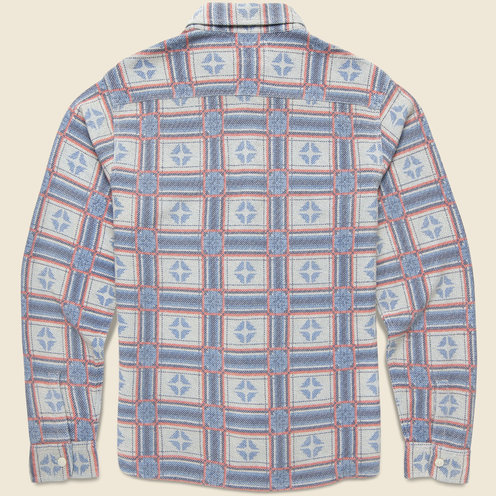 
                          Horace Workshirt - White - RRL - STAG Provisions - Tops - L/S Woven - Other Pattern
                        