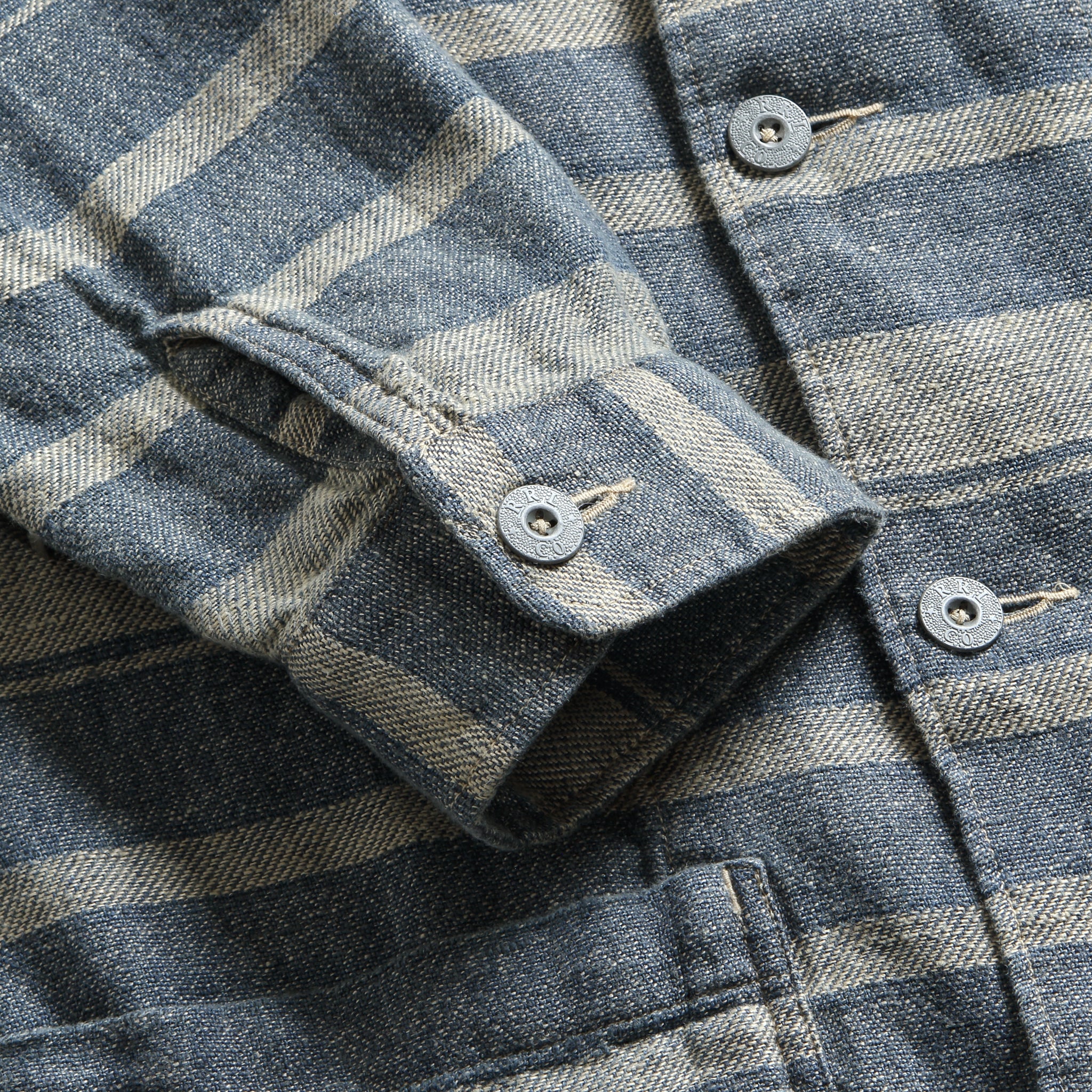 
                          Cooper Workshirt - Indigo - RRL - STAG Provisions - Tops - L/S Woven - Overshirt
                        