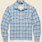 Silas Camp Shirt - Navy - RRL - STAG Provisions - Tops - L/S Woven - Plaid
