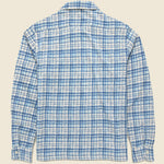 Silas Camp Shirt - Navy - RRL - STAG Provisions - Tops - L/S Woven - Plaid