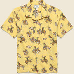 Bronco Camp Shirt - Yellow - RRL - STAG Provisions - Tops - S/S Woven - Other Pattern