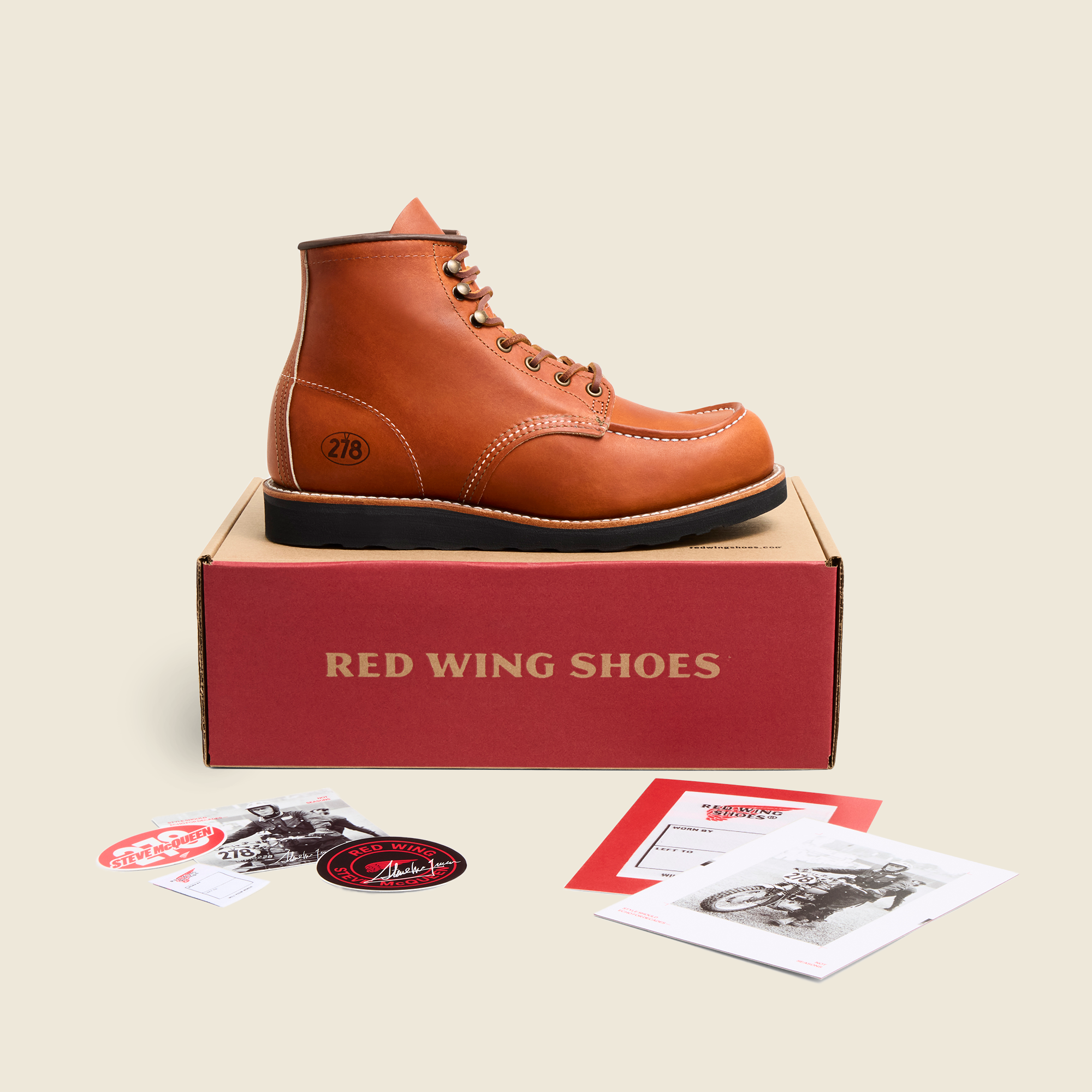 
                          The Steve McQueen Moc Toe No. 278 - Red Wing - STAG Provisions - Shoes - Boots / Chukkas
                        