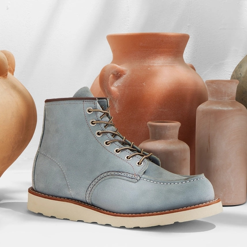 
                          6" Moc Toe No. 8800 - Dusty Blue Abilene - Red Wing - STAG Provisions - Shoes - Boots / Chukkas
                        