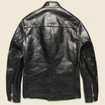 Cafe Racer Jacket - Black Leather - Schott - STAG Provisions - Outerwear - Coat / Jacket