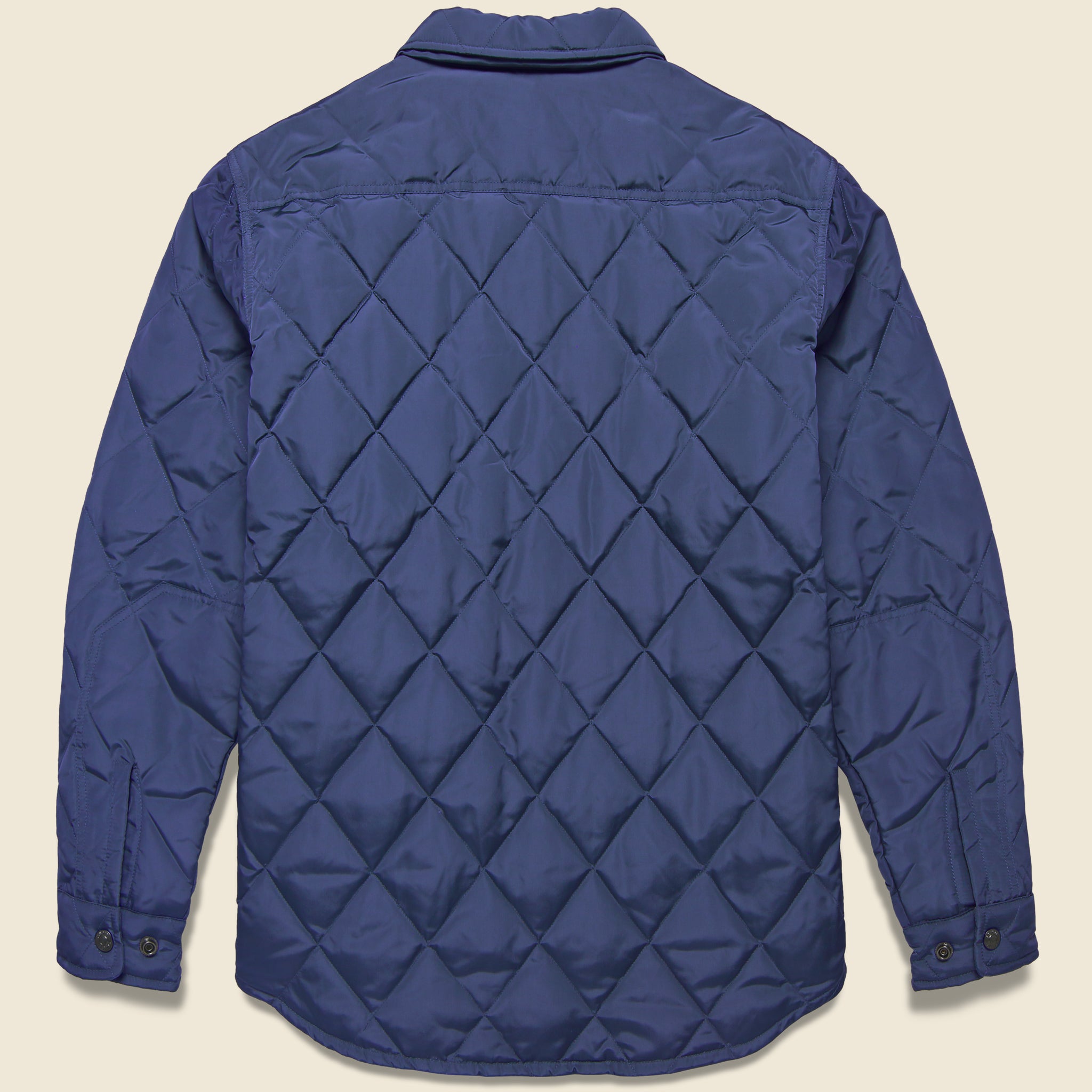 
                          Down-Filled Quilted Shirt Jacket - Navy - Schott - STAG Provisions - Outerwear - Shirt Jacket
                        