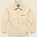Wale Corduroy Chore Jacket - Off White - Schott - STAG Provisions - Outerwear - Shirt Jacket