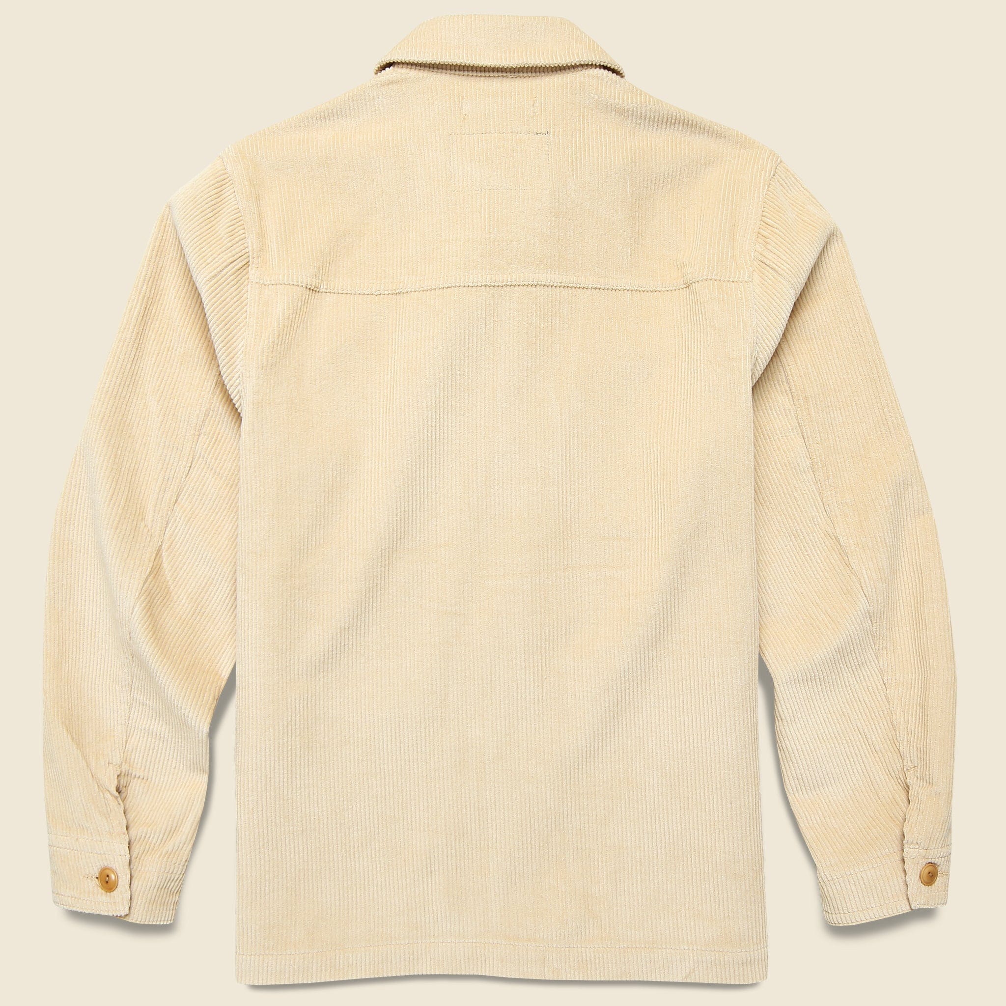 Wale Corduroy Chore Jacket - Off White - Schott - STAG Provisions - Outerwear - Shirt Jacket