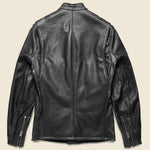 Pebbled Cowhide Caf√© Racer Jacket - Black - Schott - STAG Provisions - Outerwear - Coat / Jacket