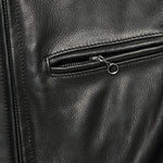 Pebbled Cowhide Caf√© Racer Jacket - Black - Schott - STAG Provisions - Outerwear - Coat / Jacket