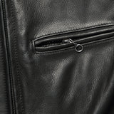 Pebbled Cowhide Caf√© Racer Jacket - Black - Schott - STAG Provisions - Outerwear - Coat / Jacket