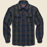 CPO Wool Shirt - Spruce Plaid - Schott - STAG Provisions - Tops - L/S Woven - Overshirt