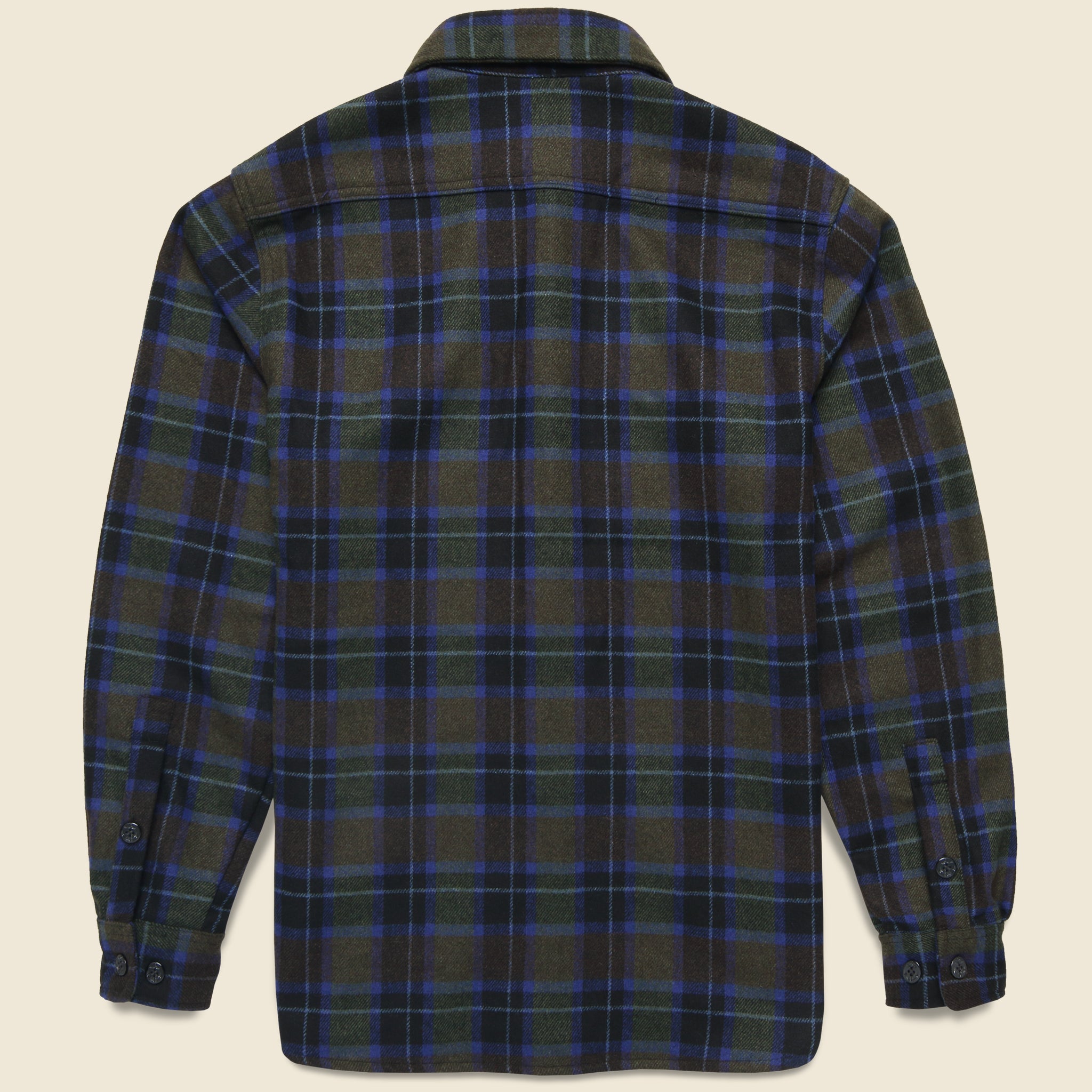 CPO Wool Shirt - Spruce Plaid - Schott - STAG Provisions - Tops - L/S Woven - Overshirt