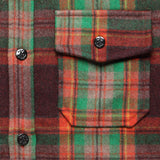 CPO Wool Shirt - Brick Plaid - Schott - STAG Provisions - Tops - L/S Woven - Overshirt