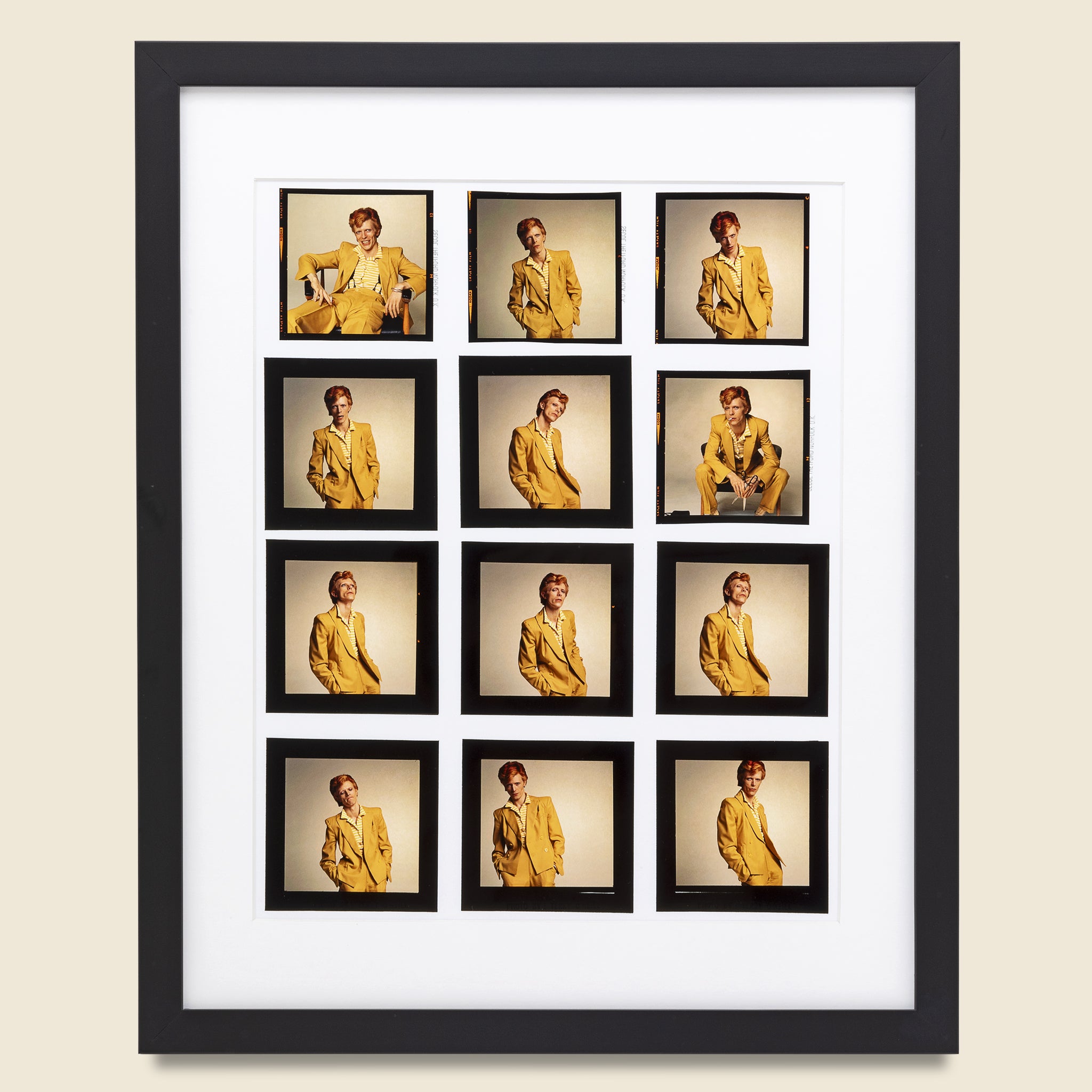 David Bowie Contact Sheet Photo - Sonic Edition - STAG Provisions - Home - Art & Accessories - Print