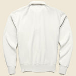 Supima Fleece Polo - Ash - Save Khaki - STAG Provisions - Tops - Fleece / Sweatshirt