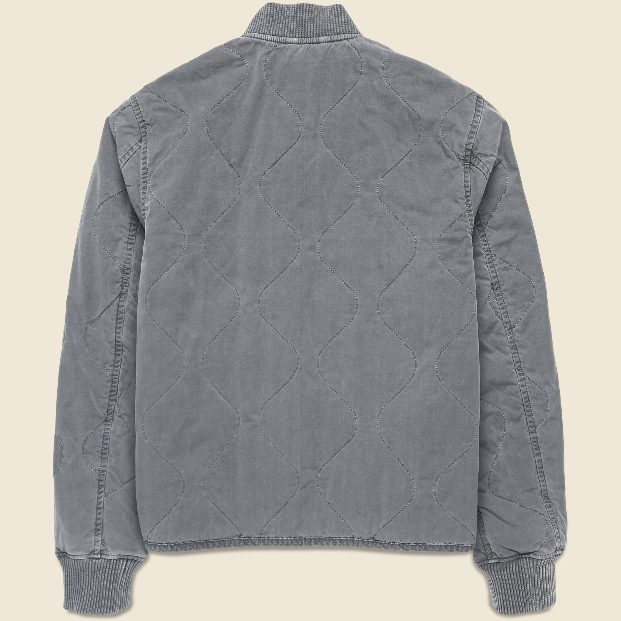 
                          Quilted Bomber Jacket - Black - Save Khaki - STAG Provisions - Outerwear - Coat / Jacket
                        