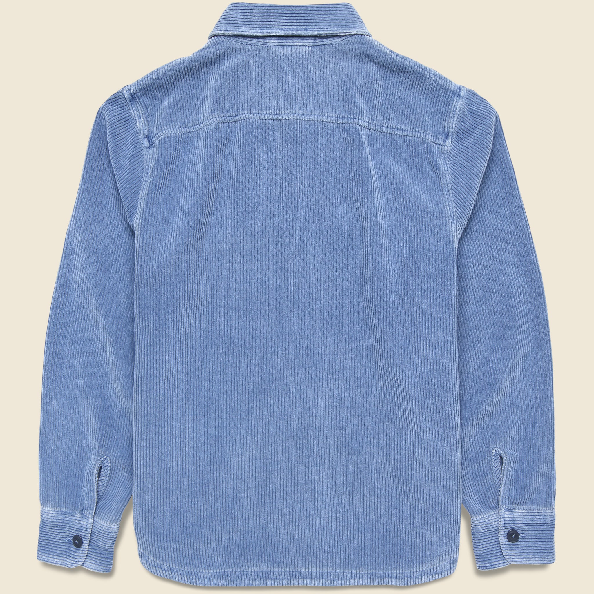 Wide Wale Shirt Jacket - Union Blue - Save Khaki - STAG Provisions - Outerwear - Shirt Jacket