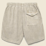 6" Corduroy Easy Shorts - Tan - Save Khaki - STAG Provisions - Shorts - Lounge