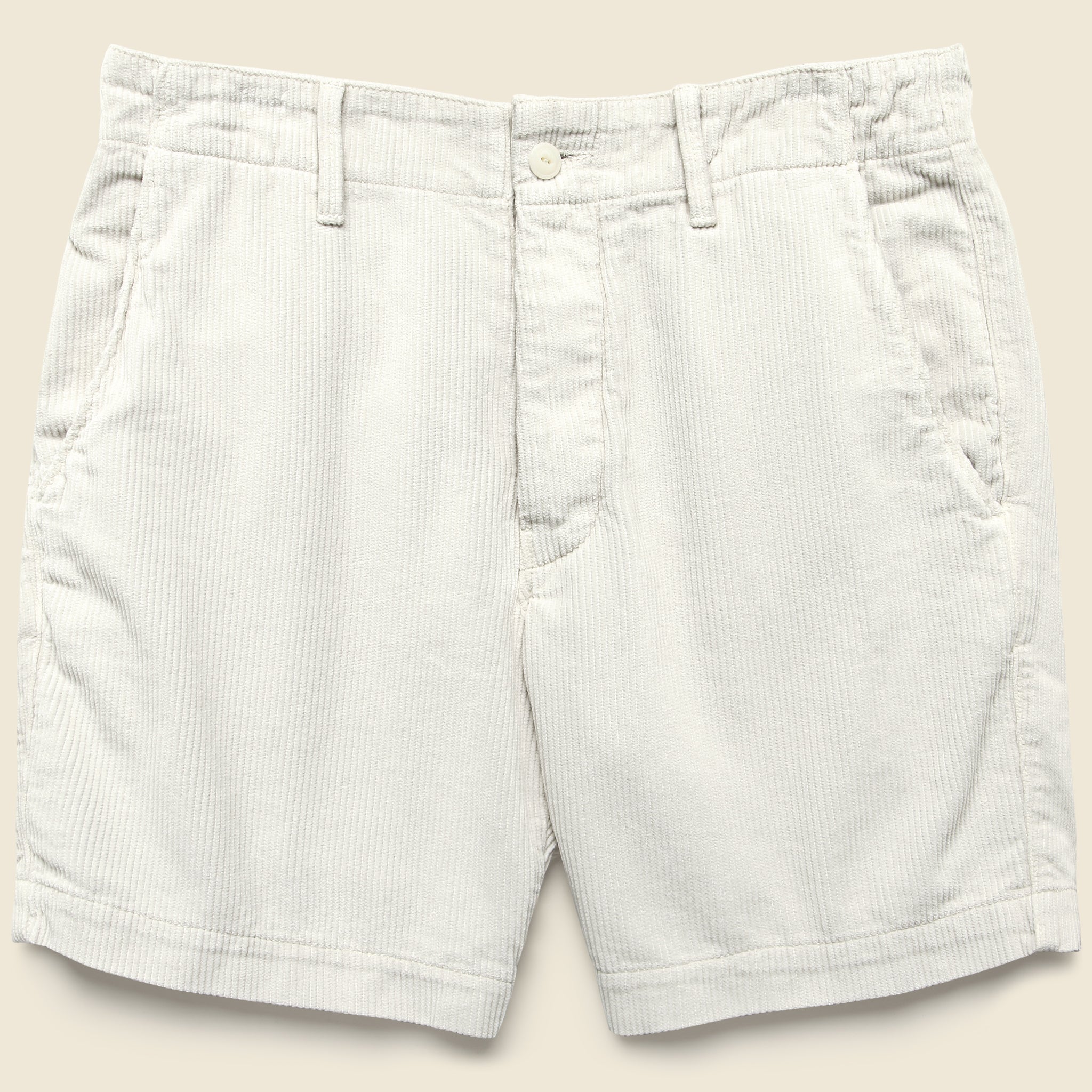 Button Fly Wale Corduroy Short - Ash - Save Khaki - STAG Provisions - Shorts - Solid