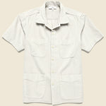 Corduroy Work Shirt - Ash - Save Khaki - STAG Provisions - Tops - S/S Woven - Solid