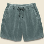 6" Corduroy Easy Shorts - Petrol - Save Khaki - STAG Provisions - Shorts - Lounge